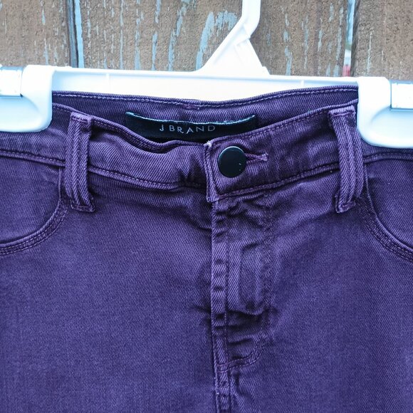 J Brand Super Skinny Purple Denim Jeans Sz. 28 - Picture 2 of 2
